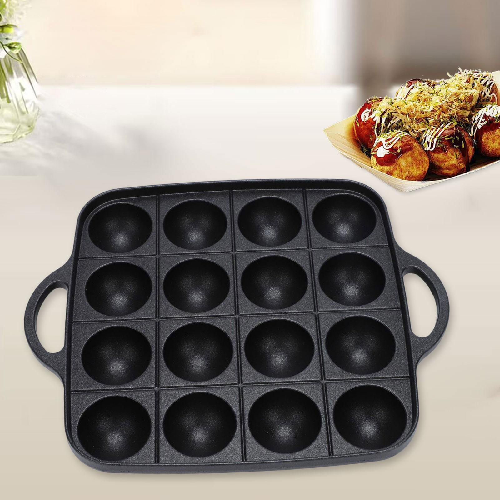 Takoyaki Grill Plate - Patelnia do takoyaki z 16 wgłębieniami,