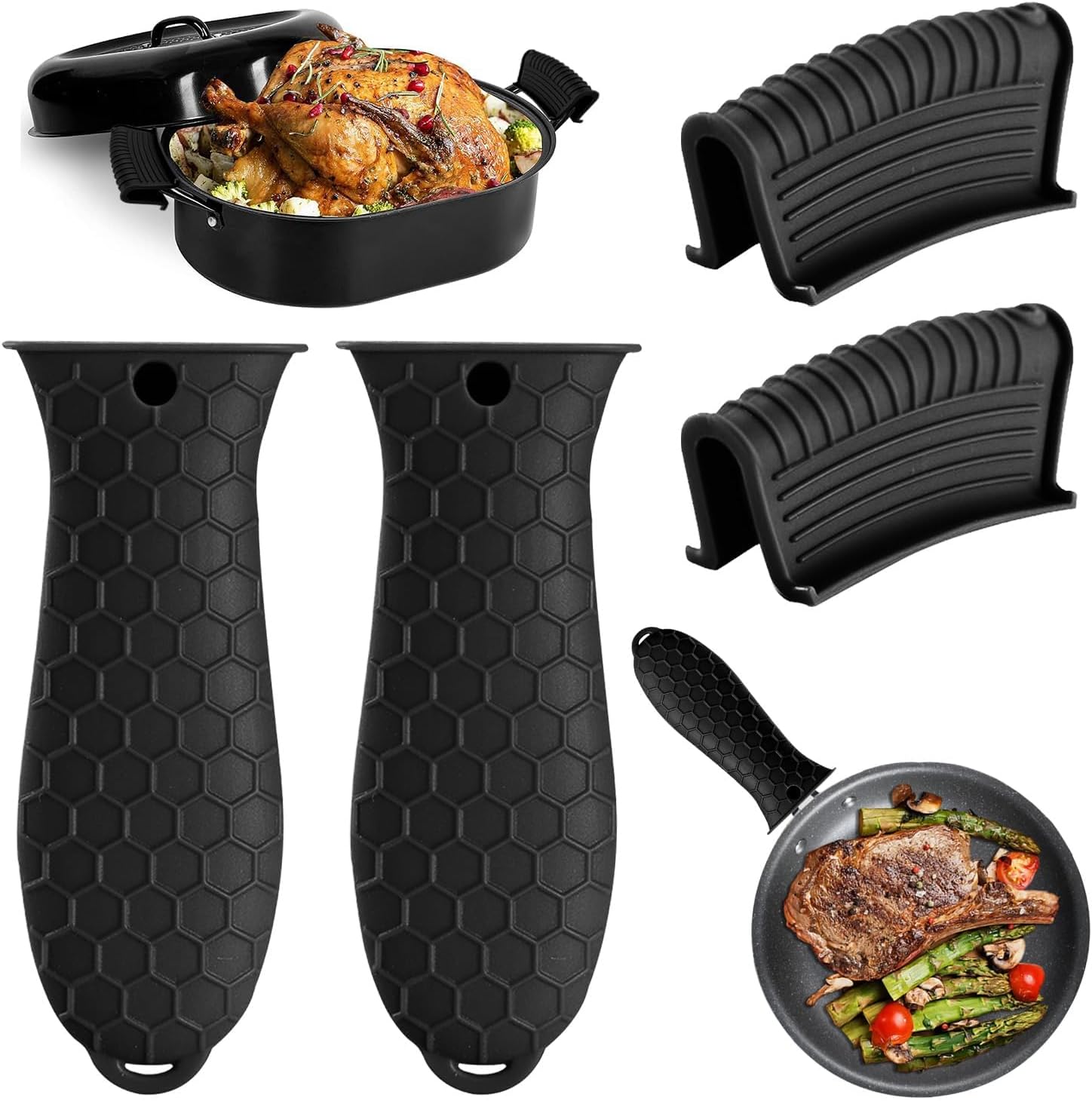 Cast Iron Corn - Silikonowe osłonki na uchwyty odporne na