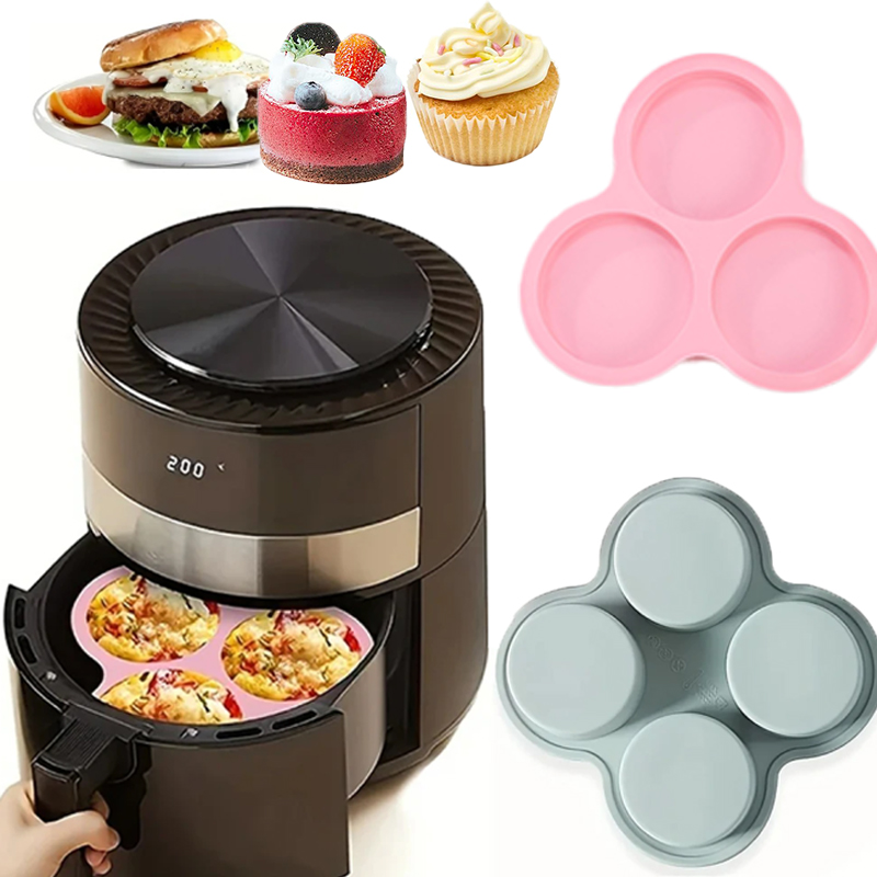 Egg Waffle Pan - Forma silikonowa wielokrotnego użytku do frytkownicy