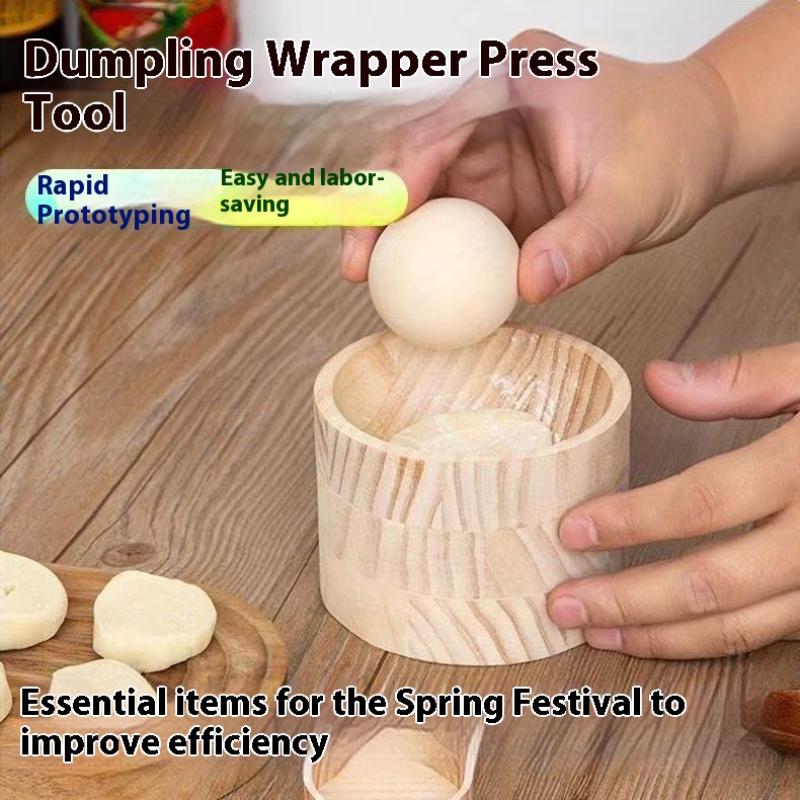1 Zestaw Drewnianych Foremek d – Dumpling Press Set recenzja i cena