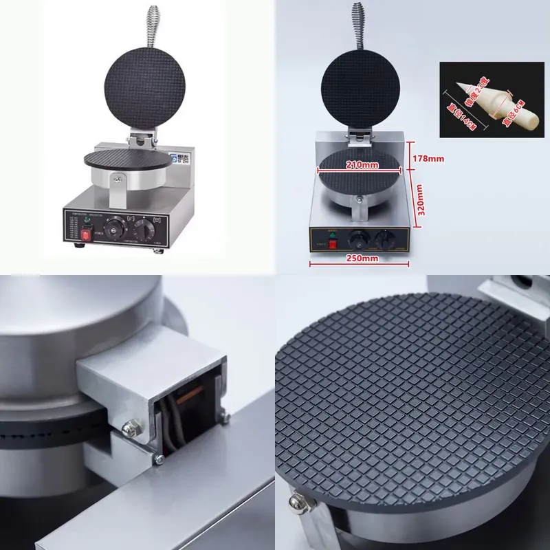 Maszyny do przekąsek TEBAK, el – Waffle Cone Maker recenzja i cena