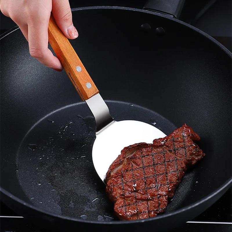 Łopatka do teppanyaki ze stali – Okonomiyaki Spatula recenzja i cena
