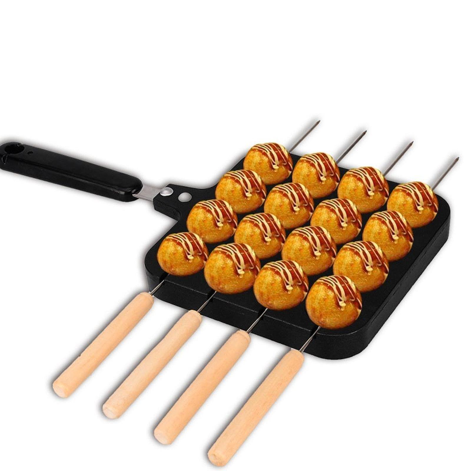 Patelnia do takoyaki z widelca – Takoyaki Grill Plate recenzja i cena
