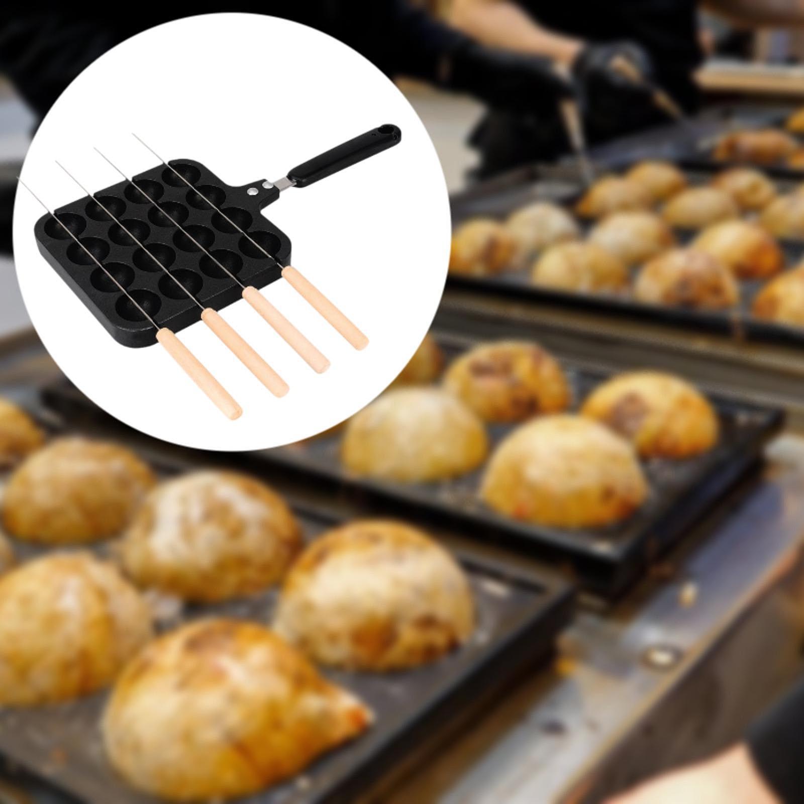 Patelnia do takoyaki z widelca – Takoyaki Grill Plate recenzja i cena